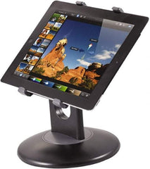 Kantek - Black Tablet Stand - Use with 7" to 10" Tablets & e-Readers - Eagle Tool & Supply