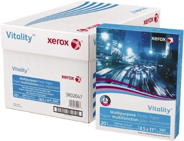 Xerox - White Copy Paper - Use with Copiers, Typewriters, Printers, Fax Machines - Eagle Tool & Supply