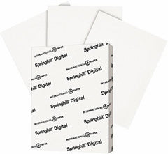 Springhill - White Copy Paper - Use with High Speed Copiers, Laser Printers, Offset Duplicators - Eagle Tool & Supply