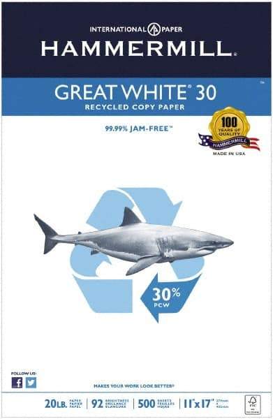 Hammermill - White Copy Paper - Use with Laser Printers, Inkjet Printers, Copiers - Eagle Tool & Supply