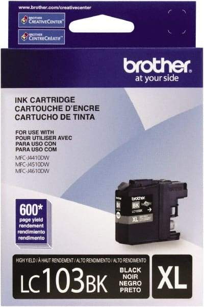 Brother - Black Ink Cartridge - Use with Brother DCP-J152W, MFC-J245, J285DW, J4310DW, J4410DW, J450DW, J4510DW, J4610DW, J470DW, J4710DW, J475DW, J650DW, J6520DW, J6720DW, J6920DW, J870DW, J875DW - Eagle Tool & Supply