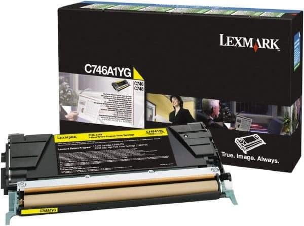 Lexmark - Yellow Toner Cartridge - Use with Lexmark C746, C748 - Eagle Tool & Supply