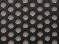 Value Collection - 36 x 40 x 0.075" Perforated Carbon Steel Sheet - 1/2" Staggered Round Holes, 11/16" Hole Spacing - Eagle Tool & Supply