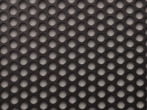 Value Collection - 36 x 40 x 0.06" Perforated Carbon Steel Sheet - 5/16" Staggered Round Holes, 7/16" Hole Spacing - Eagle Tool & Supply