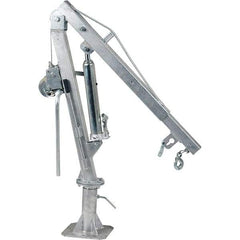 Vestil - 500 Lb Load Capacity, Steel Winch Operated Crane - 4' 21/64" Span - Eagle Tool & Supply