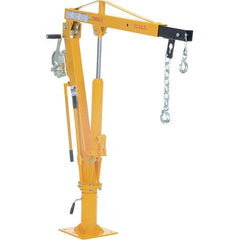 Vestil - 1,000 Lb Load Capacity, Steel Winch Operated Crane - 3' 21/64" Span - Eagle Tool & Supply