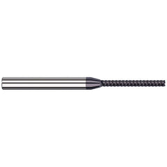 Harvey Tool - Square End Mills; Mill Diameter (mm): 1.50 ; Mill Diameter (Decimal Inch): 0.0591 ; Length of Cut (mm): 15.0000 ; Length of Cut (Decimal Inch): 0.5906 ; Material: Solid Carbide ; Finish/Coating: AlTiN Nano - Exact Industrial Supply