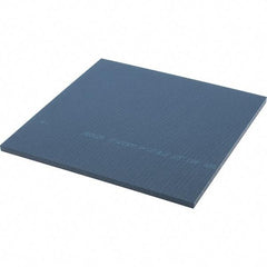 Made in USA - 3/8" Thick x 12" Wide x 1' Long, Acetal Sheet - Blue, Rockwell R-89 Hardness, +0.025 Tolerance - Eagle Tool & Supply