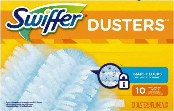 Swiffer - 6" Long Fiber Duster - 6" OAL, Light Blue - Eagle Tool & Supply