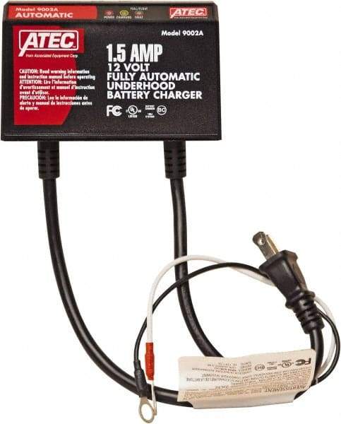 ATEC - 12 Volt Automatic Charger/Maintainer - 1.5 Amps - Eagle Tool & Supply