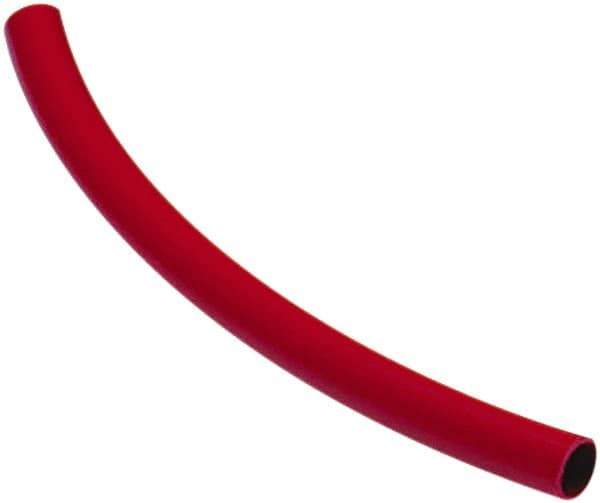 Caplugs - 1-3/8" ID x 1-1/2" OD, 1/16" Wall Thickness, 50' Long, Silicone Tube - Rusty Red, 600°F - Eagle Tool & Supply