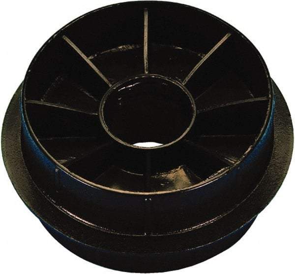 Caplugs - Round Head Double-Ended Plug - 3" OD, High-Density Polyethylene, Black - Eagle Tool & Supply