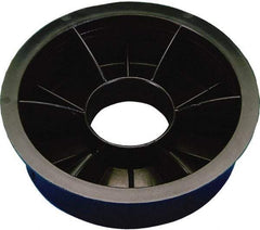 Caplugs - Round Head Core Plug - 1-1/2" OD, High-Impact Polystyrene, Black - Eagle Tool & Supply