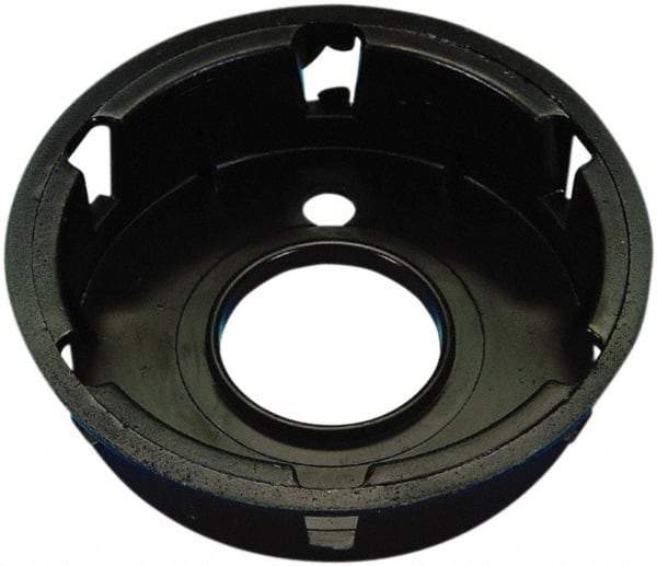 Caplugs - 1-1/4" ID, Round Head Plug - 3" OD, High-Impact Polystyrene, Black - Eagle Tool & Supply
