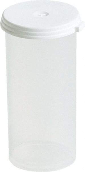 Caplugs - Beakers & Pipettes - 1-1/4 WHITE 550/PK LDPE STERILIZATION VIAL - Eagle Tool & Supply