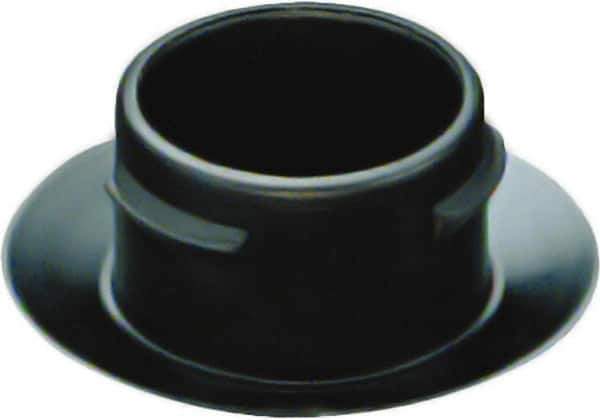Caplugs - Push-In Finishing Plugfor 5/16 SAE Thread - 0.253" ID, 0.52 OD, 0.24" Deep, Low-Density Polyethylene, Black - Eagle Tool & Supply