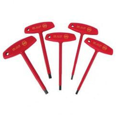 5PC INSULATED T-HANDLE HEX SET-MM - Eagle Tool & Supply
