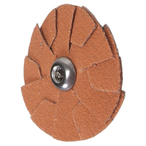 3″ Blaze Overlap Slotted Disc 2-Ply 80 Grit 8–32 Eyelet Ceramic Alumina - Eagle Tool & Supply