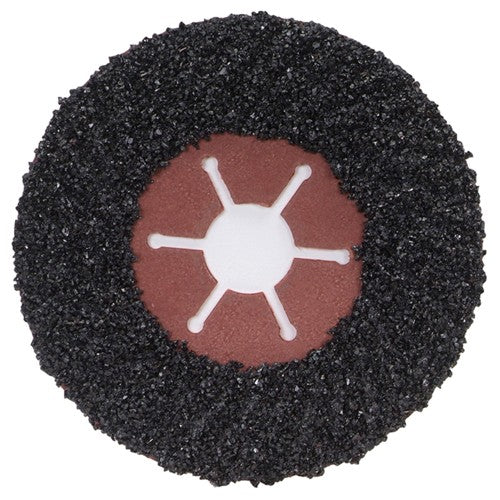 7″ × 1/4″ × 7/8″ FastCut Fiber Disc Type 27 16 Grit Silicon Carbide - Eagle Tool & Supply