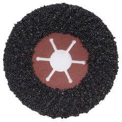 7″ × 1/4″ × 7/8″ FastCut Fiber Disc Type 27 16 Grit Silicon Carbide - Eagle Tool & Supply