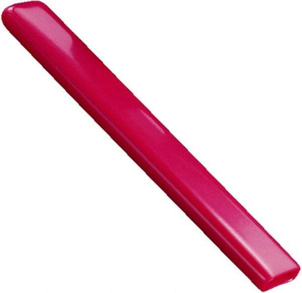 Caplugs - 1/4" x 7/8" x 7/8", Rectangular Head Finishing Cap/Grip - 1" Long, Vinyl, Red - Eagle Tool & Supply