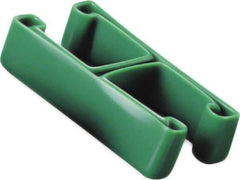 Caplugs - 1-5/8" x 3/4", Flexible Push-On I-Frame End Cap - 1-5/8" Long, Vinyl, Gray - Eagle Tool & Supply