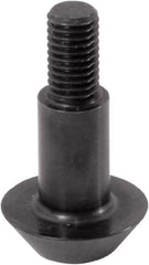 Jergens - M12 Round Head Hardened Steel Clamp Cylinder Pressure Point - For ZPS, 17mm High x 17mm Wide - Eagle Tool & Supply