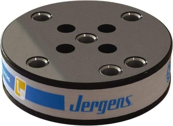 Jergens - 130mm Long x 130mm Wide x 35mm High Steel Fixture Plate - 35mm Plate Thickness - Eagle Tool & Supply