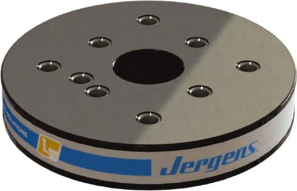 Jergens - 210mm Long x 210mm Wide x 35mm High Steel Fixture Plate - 35mm Plate Thickness - Eagle Tool & Supply