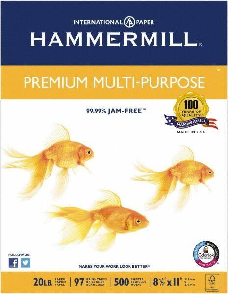 Hammermill - 8-1/2" x 11" White Copy Paper - Use with Inkjet Printers - Eagle Tool & Supply