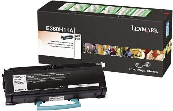 Lexmark - Black Toner Cartridge - Use with Lexmark E360d, E360dn, E460d, E460dw, E462dtn - Eagle Tool & Supply