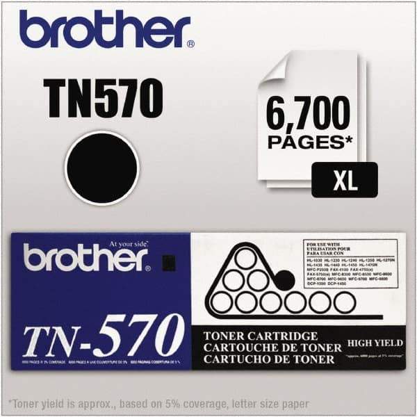 Brother - Black Toner Cartridge - Use with Brother DCP-8040, 8045D, HL-5140, 5150D, 5150DLT, 5170DN, 5170DNLT, MFC-8120, 8220, 8440, 8640D, 8840D, 8840DN - Eagle Tool & Supply