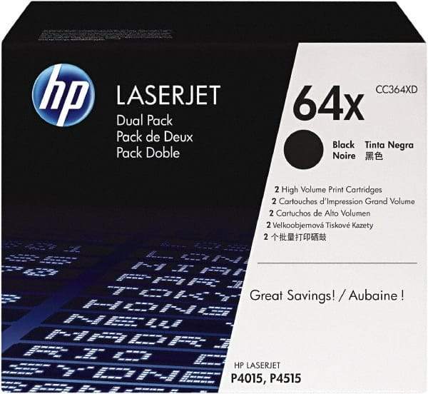 Hewlett-Packard - Black Toner Cartridge - Use with HP LaserJet P4015, P4515 - Eagle Tool & Supply