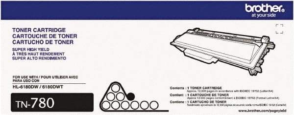 Brother - Black Toner Cartridge - Use with Brother HL-6180DW, HL-6180DWT, MFC-8950DW, MFC-8950DWT - Eagle Tool & Supply