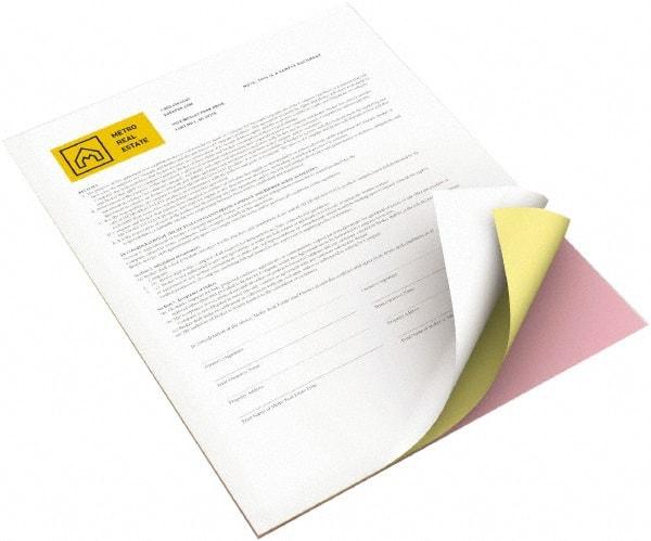 Xerox - 8-1/2" x 11" White, Canary & Pink Digital Carbonless Paper - Use with Laser Copiers, Laser Printers - Eagle Tool & Supply