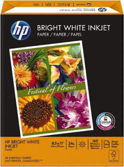 Hewlett-Packard - 8-1/2" x 11" White Colored Copy Paper - Use with Inkjet Printers - Eagle Tool & Supply