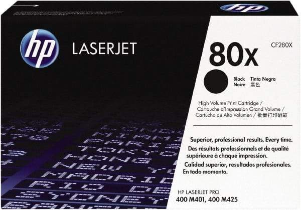 Hewlett-Packard - Black Toner Cartridge - Use with HP LaserJet Pro 400 M401, 400 MFP M425 - Eagle Tool & Supply