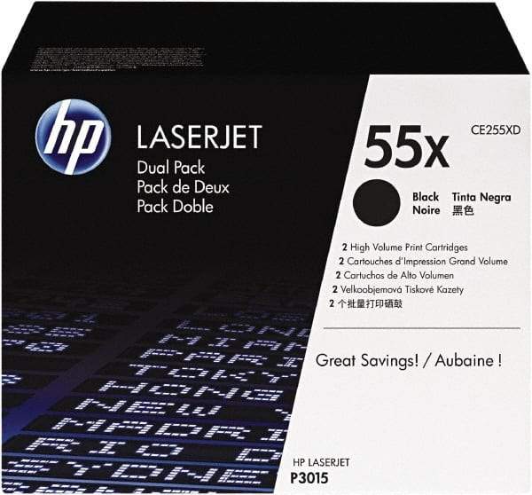 Hewlett-Packard - Black Toner Cartridge - Use with HP LaserJet Enterprise 500 MFP M525, flow MFP M525c, P3015, LaserJet Pro M521dn - Eagle Tool & Supply