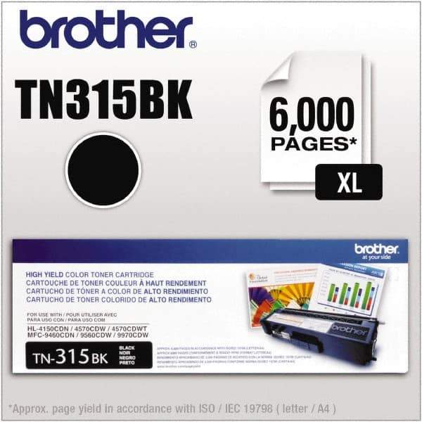 Brother - Black Toner Cartridge - Use with Brother HL-4150CDN, 4570CDW, 4570CDWT, MFC-9460CDN, 9560CDW, 9970CDW - Eagle Tool & Supply