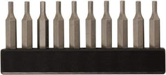 Wiha - 1/16" Hex Screwdriver Bit - 4mm Drive, 28mm OAL - Eagle Tool & Supply