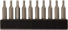 Wiha - 2mm Hex Screwdriver Bit - 4mm Drive, 28mm OAL - Eagle Tool & Supply