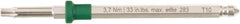 Wiha - 4mm Drive T7 Torx Screwdriver Bit - 75mm OAL - Eagle Tool & Supply