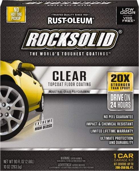 Rust-Oleum - 70 oz Clear Floor Coating - Low Odor & Chemical Resistant - Eagle Tool & Supply