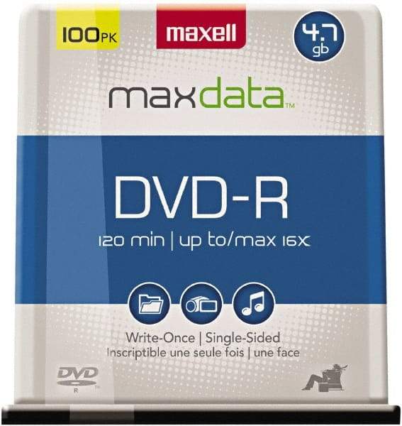 Maxwell House - Gold DVD-RW Discs - Use with CD, DVD Drives - Eagle Tool & Supply
