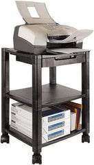Kantek - Black Printer/Copier Stand - Use with Computer, Fax Machines, Printer - Eagle Tool & Supply