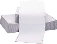 UNIVERSAL - White Two-Part Carbonless Paper - Use with Tractor-Feed Printers - Eagle Tool & Supply