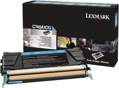 Lexmark - Cyan Toner Cartridge - Use with Lexmark C746, C748 - Eagle Tool & Supply