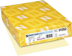 Neenah Paper - 8-1/2" x 11" Baronial Ivory Copy Paper - Use with Laser Printers, Inkjet Printers, Copiers - Eagle Tool & Supply