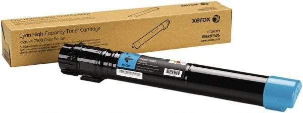 Xerox - Cyan Toner Cartridge - Use with Xerox Phaser 7500 - Eagle Tool & Supply