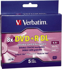 Verbatim - Silver DVD+R Disc - Use with CD, DVD Drives - Eagle Tool & Supply